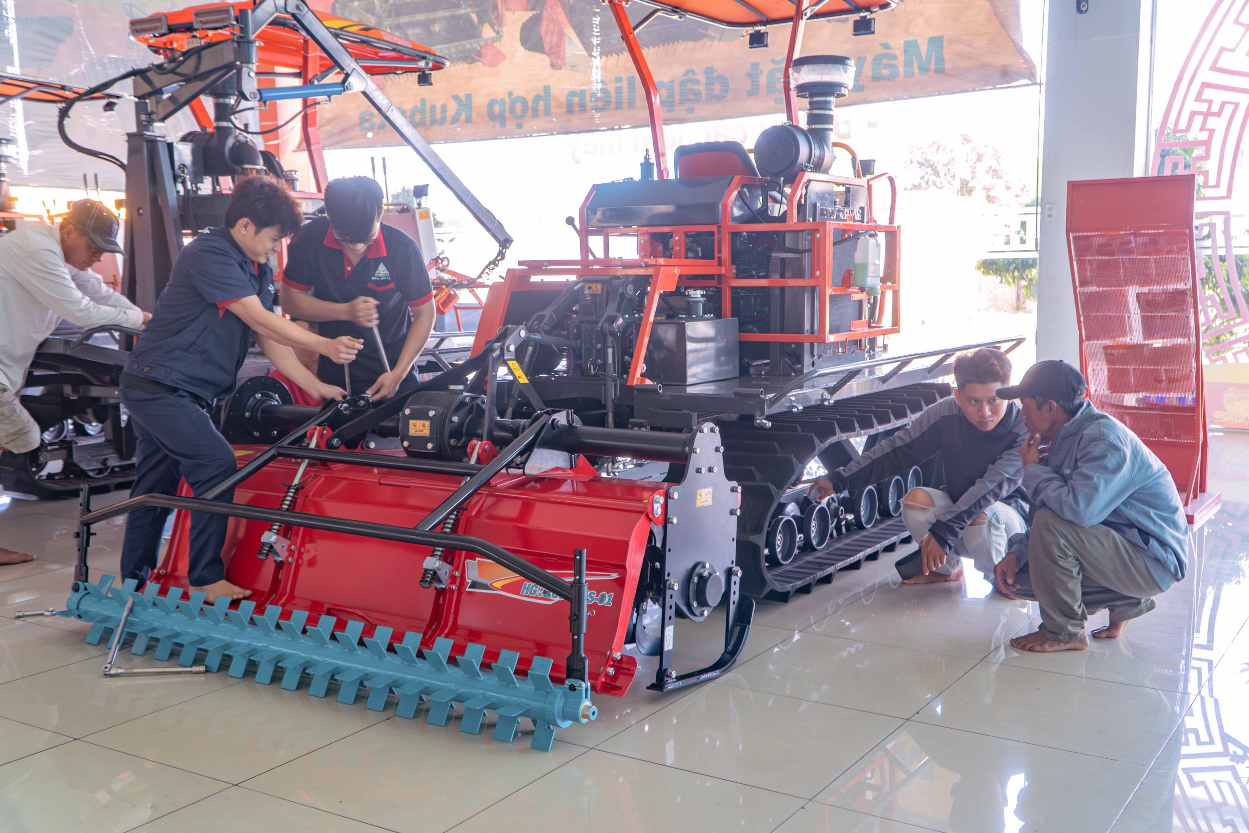 Dàn Xới Đất Khô Hiện Đại